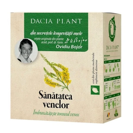 Ceai Sanatatea Venelor, 50grame, Dacia Plant