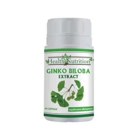 Ginko Biloba Extract, 60 tablete, Health Nutrition