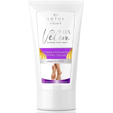 Crema pentru calcaie Velur, 150ml, Lotus Cosmetics