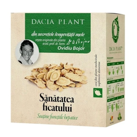 Ceai Sanatatea Ficatului, 50grame, Dacia Plant