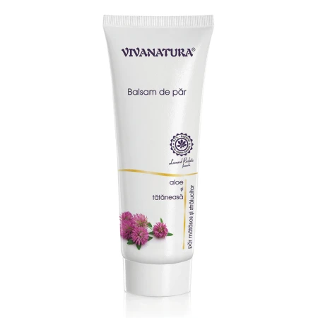 Balsam de păr, cu aloe şi tătăneasă, 250 mililitri, Vivanatura