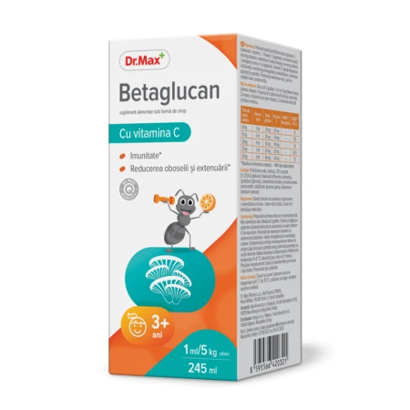 Dr. Max Betaglucan Sirop, 245ml