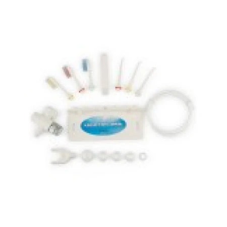 Dus Bucal, Dental Spa, Conectare la Robinet, 6x Varfuri Incluse, Sistem Adeziv prindere Perete, Fara Curent, Portabil