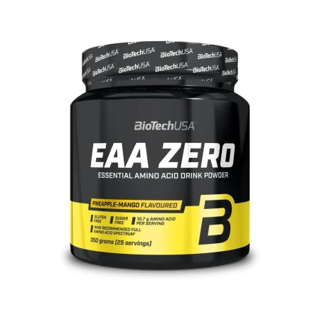 BCAA ZERO cu aroma de ananas si mango, 350g, BiotechUSA