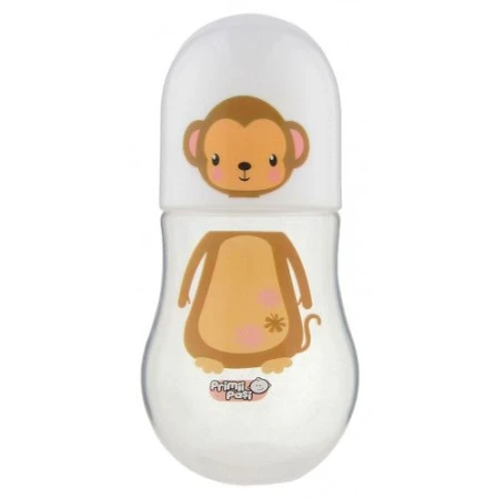 Biberon polipropilena decorat-animale, 150ml, Primii Pasi