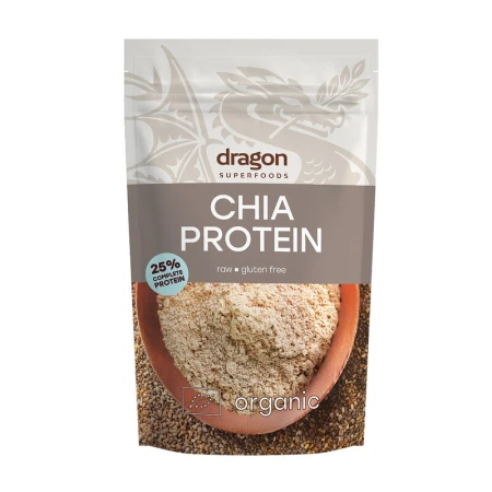 Chia pudra proteica raw, bio, 200g, DS