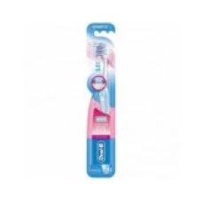 Periuta de Dinti Clasica, Oral-B, Gum Care Ultrathin, cu Peri Foarte Moi, Extra-Soft, Culoare Albastra