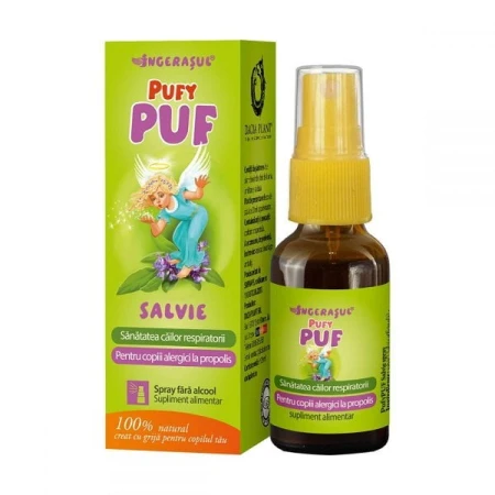 Pufypuf Salvie Spray, 20mililitri, Dacia Plant