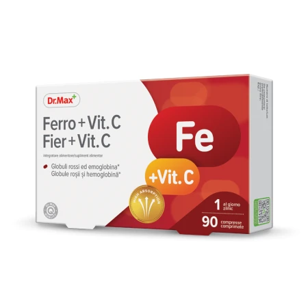 Dr. Max Fier + Vitamina C, 90 comprimate filmate
