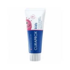 Pasta de Dinti pentru Copii, Curaprox, 1450PPM, fara SLS, fara Parabeni, cu Aroma de Pepene Rosu, cu Fluor, 60ml