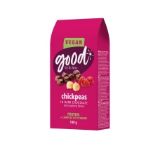 Good by Dr. Max® Naut in ciocolata neagra cu aroma de zmeura, 100g