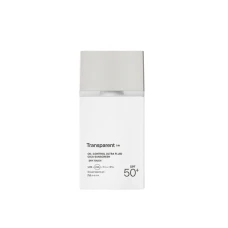 Serum pentru ten gras cu filtre chimice si minerale SPF50+ Oil Control Ultra Fluid Cica, 100ml, Transparent Lab
