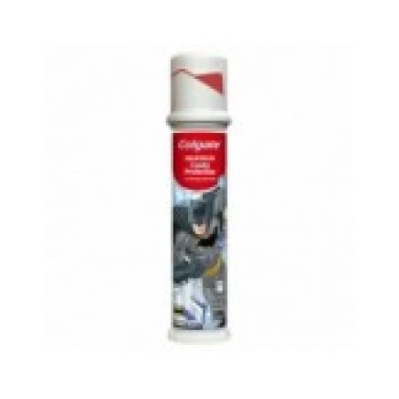 Pasta de Dinti pentru Copii, Colgate, Batman, Cavity Protection, Aroma Bubble Fruit, Culoare Albastra, Varsta 6+ Ani, 124gr