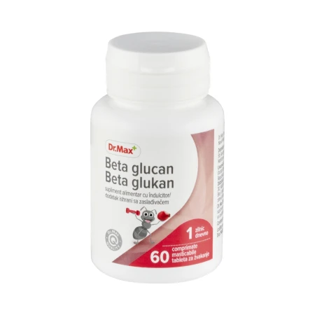 Dr. Max Beta glucan, 60 comprimate masticabile