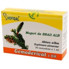 Gemoderivat din mladite si muguri de brad alb, 30monodoze, Hofigal