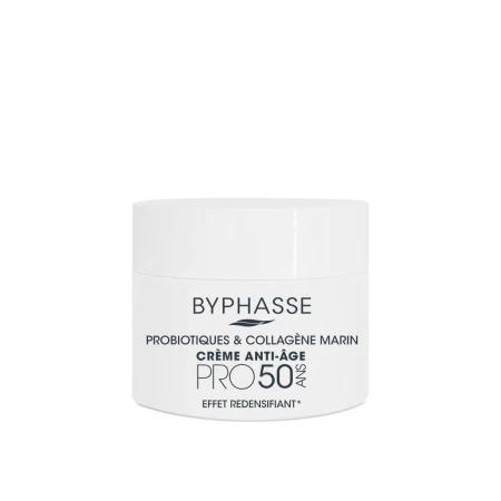 Crema anti-imbatranire cu Probiotice & Colagen marin Pro50, 60ml, Byphasse