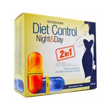 Diet control night&day, 2*60capsule, Interherb