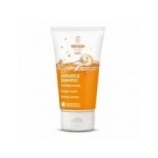 Gel de Dus si Sampon 2 in 1, Weleda, Kids, cu Ulei de Susan pentru Hidratare, Aroma Portocale, 150ml