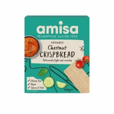 Crispbread cu faina de castane bio 100g Amisa