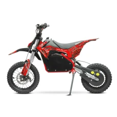 Motocicleta electrica Eco Serval PRIME 1200W 12 10 48V 15Ah Lithiu ION, culoare Rosie