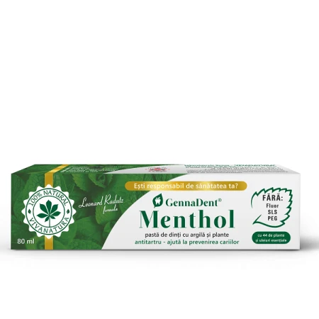 Gennadent Menthol, 80mililitri, Viva Natura