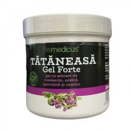 Gel tataneasa forte, 250mililitri, Biomedicus