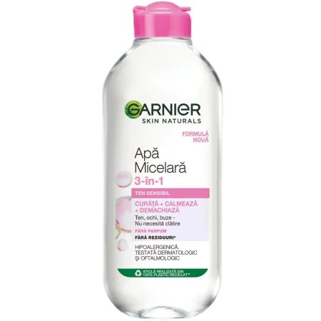 Apa micelara pentru ten sensibil Skin Naturals, 400ml, Garnier