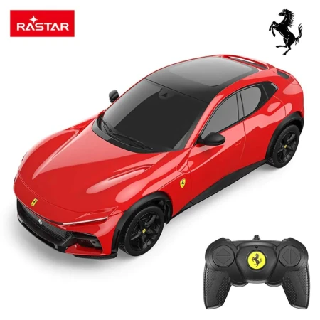 Masinuta cu Telecomanda Rastar Ferrari Purosangue 2.4 GHz Scara 1:24 Rosu