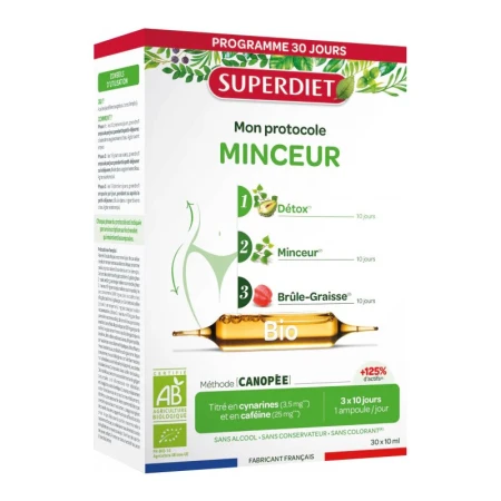 PROTOCOL SLABIRE, BIO, 30 fiole din sticla x 10ml, SUPERDIET