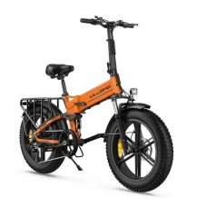 Bicicleta electrica pliabila Ulzomo Dunes 20 E-bike, 750W, 48V 16Ah, autonomie 120km, viteza maxima 40km/h, roti 20'' (Portocaliu)