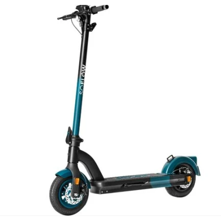 Trotineta electrica SoFlow SO4 Pro Gen 2, Autonomie 40 Km, Viteza 20 Km/h, Putere motor 500W (Negru/Albastru)