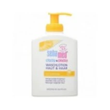 Lotiune de Spalat pentru Copii, Sebamed Baby, cu Galbenele, Efect Hidratant pentru Fata si Corp, 200ml