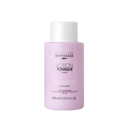 Lotiune tonica pentru ten gras cu Apa Hamamelis si Floare de portocal, 500ml, Byphasse
