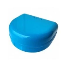 Cutie Depozitare, Zamo®, pentru Proteza, Aparat Dentar, Lucrari Dentare, Marime M, Culoare Albastra