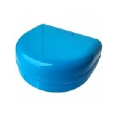 Cutie Depozitare, Zamo®, pentru Proteza, Aparat Dentar, Lucrari Dentare, Marime M, Culoare Albastra