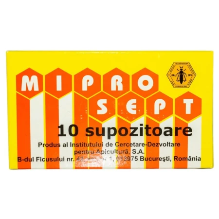 Miprosept supozitoare,10 supozitoare,Insitutul Apicol