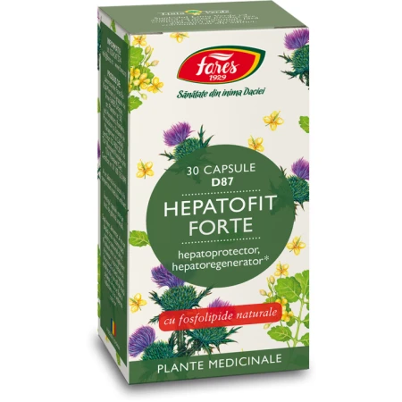 Hepatofit Forte D80, 30 capsule, Fares