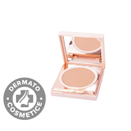 Fond de ten compact cu formula cremoasa 501 Sable Defence Color Second Skin, 9ml, Bionike