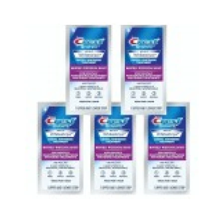 Set 5x Plicuri, Benzi Albirea Dintilor, Crest, 3D White, Monthly Whitening Boost, 10% Concentratie, 5 zile