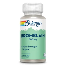 Bromelain 500 mg Solaray, 30 capsule vegetale, Secom