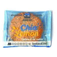 Cookie cu chia si lamaie bio 50g Kookie Cat