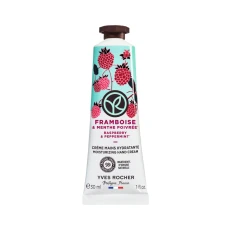 Crema pentru maini cu zmeura si menta piperata, 30ml, Yves Rocher