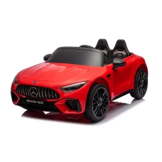 Masinuta electrica pentru copii cu licenta Mercedes SL63, 160W, 12V 10Ah, echipare premium, rosie