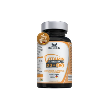 Vitamina D3 + K2 Premium MGCaps®, 60 capsule, Boost4Life