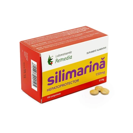 Silimarina 150miligrame, 100capsule, Remedia