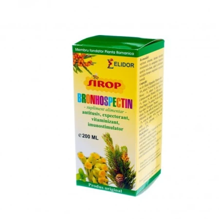 Sirop Bronhospectin, 200 mililitri, Elidor