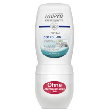 Deodorant roll-on fara alcool pentru piele foarte sensibila, iritata, Neutral, 50ml, LAVERA