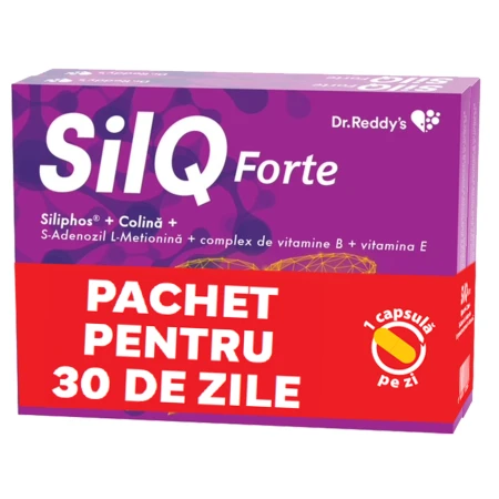 Pachet SilQ Forte Duopack, 2 x 15 capsule, Dr. Reddy's
