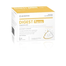 Digest Family suspensie orala, 7 flacoane x 10ml, Ab-Biotics