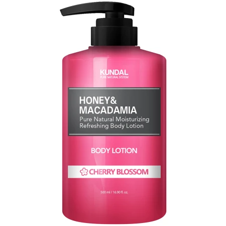 Lotiune de corp Honey & Macadamia Pure Cherry Blossom, 500ml, Kundal